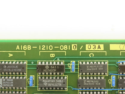 Fanuc A16B-1210-0810/03A Printed Circuit Board Programmable Machine Controller