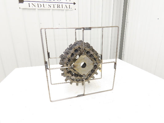 Tsubaki RS50 Conveyor Roller Chain 2L SK1 Attachment 20' Length Spool