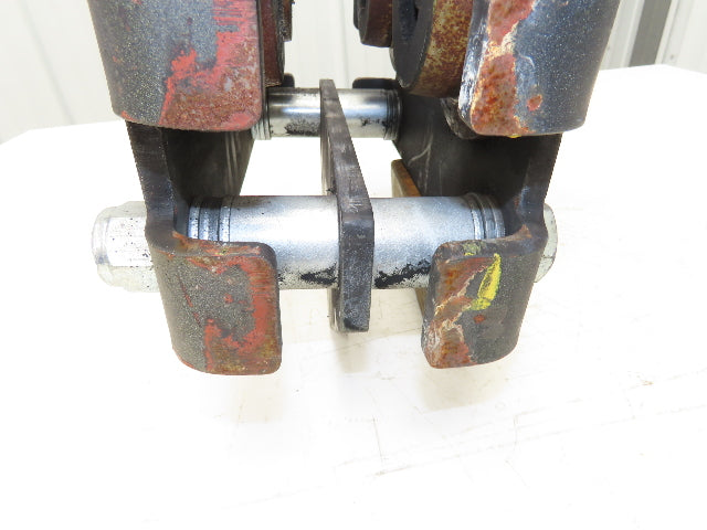 CM CBTP 2-Ton 4000lbs Plain Type Manual Push Trolley 3-1/2" Flange I Beam