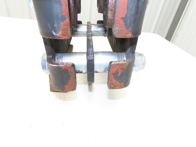 CM CBTP 2-Ton 4000lbs Plain Type Manual Push Trolley 3-1/2" Flange I Beam