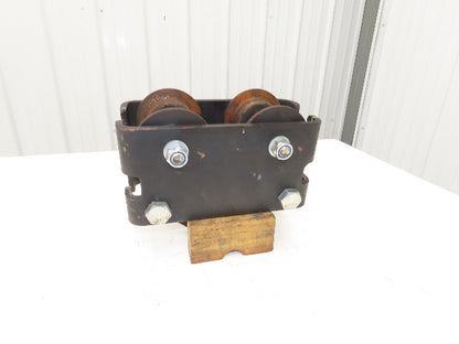 CM CBTP 2-Ton 4000lbs Plain Type Manual Push Trolley 3-1/2" Flange I Beam