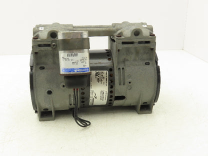 Thomas 2688CE44-59B Oil-less Vacuum Pump Compressor 3.15cfm 25psi .33Hp 115V 1PH