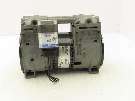Thomas 2688CE44-59B Oil-less Vacuum Pump Compressor 3.15cfm 25psi .33Hp 115V 1PH