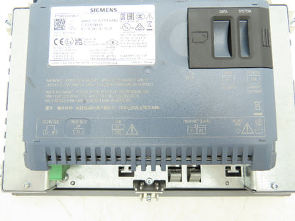 Siemens 6AV2 124-0JC01-0AX0 Simatic HMI Touch Screen Control Panel TP900 24VDC