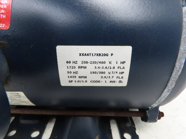 Leeson EVM A6T17XB20G P Explosion Proof Motor 1Hp 1725 RPM 230/460V 3PH 56H