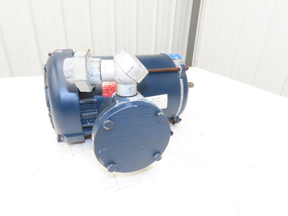Leeson EVM A6T17XB20G P Explosion Proof Motor 1Hp 1725 RPM 230/460V 3PH 56H