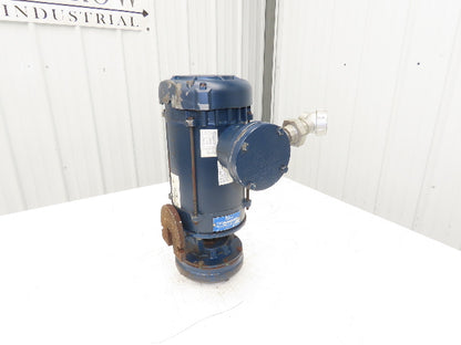 Leeson A6T34XC25J P Centrifugal Pump 1.25x1"NPT 1.5Hp 3450 RPM 230/460V 3PH 56C