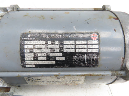 US Motors XS1CA1JCR Explosion Proof Motor 1Hp 3450 RPM 115/230V 1PH 56C