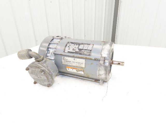 US Motors XS1CA1JCR Explosion Proof Motor 1Hp 3450 RPM 115/230V 1PH 56C