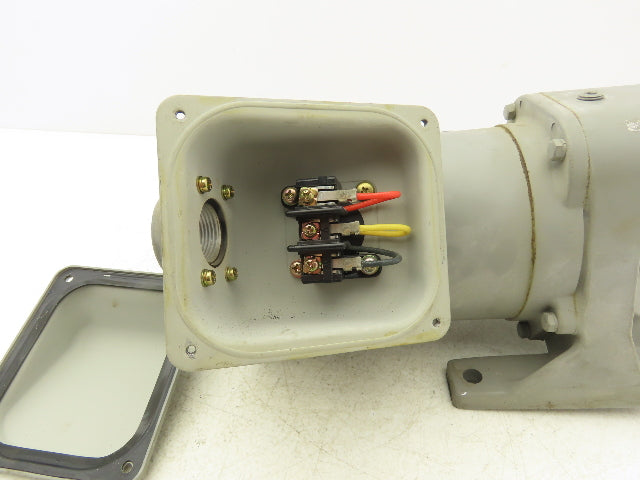 Hitachi TF0AG Gearmotor 60rpm .4kw 4-Pole 220V 3PH Parallel Shaft