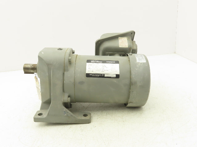 Hitachi TF0AG Gearmotor 60rpm .4kw 4-Pole 220V 3PH Parallel Shaft