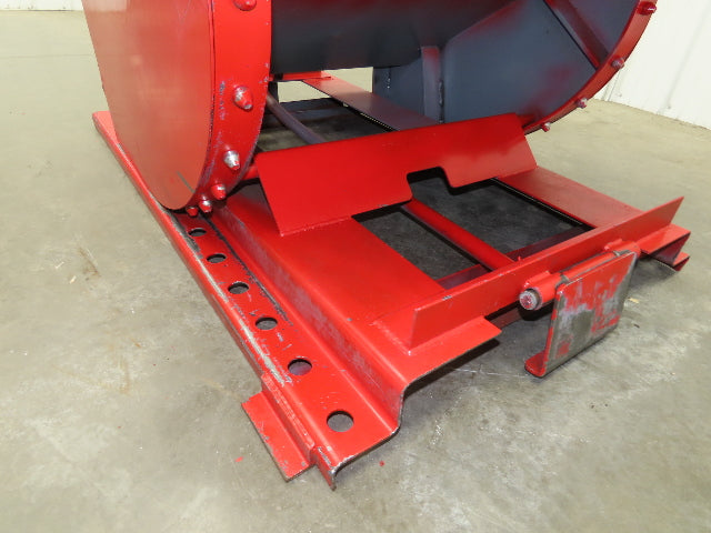 Wright 1/2 YD Self Dumping Hopper 3000lbs Trash Recycle 10 Gauge Bin Bump Dump
