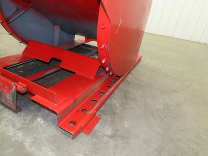 Wright 1/2 YD Self Dumping Hopper 3000lbs Trash Recycle 10 Gauge Bin Bump Dump