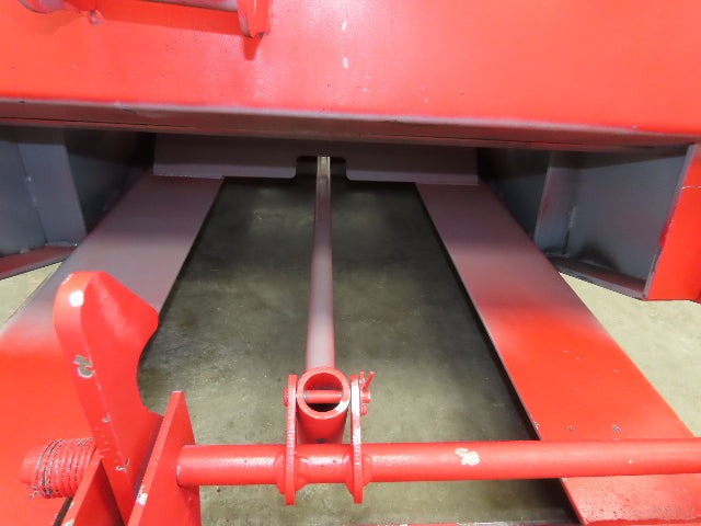 Wright 1/2 YD Self Dumping Hopper 3000lbs Trash Recycle 10 Gauge Bin Bump Dump