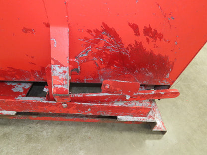 Wright 10055 Self Dumping Hopper 1 Yd Capacity 4000lb 10 Gauge Steel