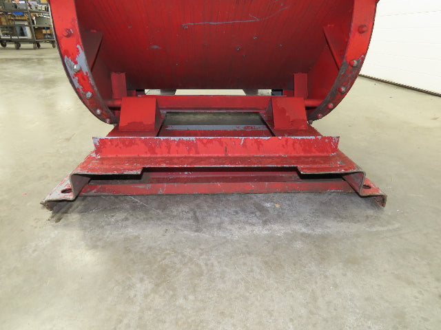 Wright 10055 Self Dumping Hopper 1 Yd Capacity 4000lb 10 Gauge Steel