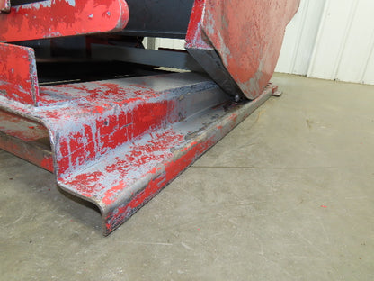 Wright 10055 Self Dumping Hopper 1 Yd Capacity 4000lb 10 Gauge Steel