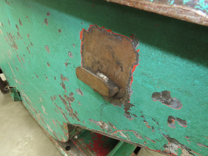 Wright Self Dumping Hopper 1 Yd Capacity 7000lb 7 Gauge Steel With Casters
