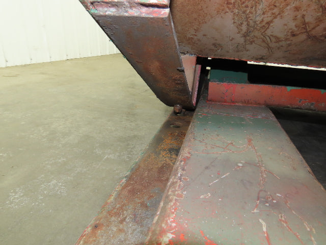 Wright Self Dumping Hopper 1 Yd Capacity 7000lb 7 Gauge Steel With Casters