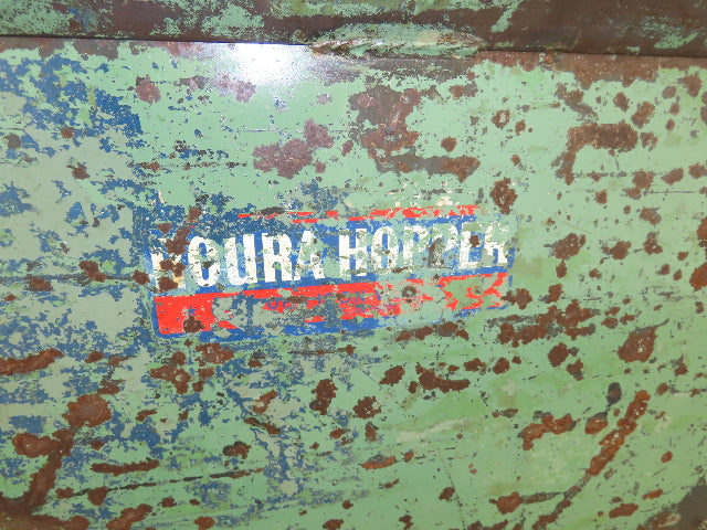 Roura Self Dumping Hopper 1/2 Yard Forklift Steel Dumpster 50x38x42" 2000LBS