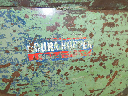 Roura Self Dumping Hopper 1/2 Yard Forklift Steel Dumpster 50x38x42" 2000LBS