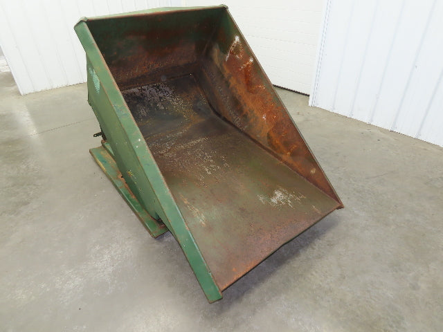 Jesco 211731 Self Dumping Hopper 1 Yd Capacity 2000lb 12 Gauge Steel