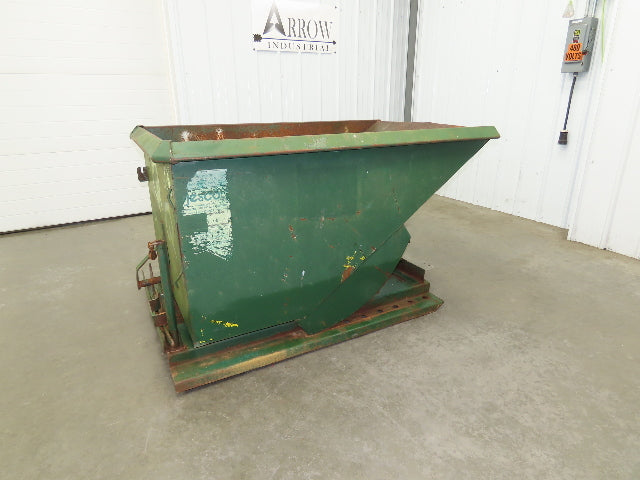 Jesco 211731 Self Dumping Hopper 1 Yd Capacity 2000lb 12 Gauge Steel