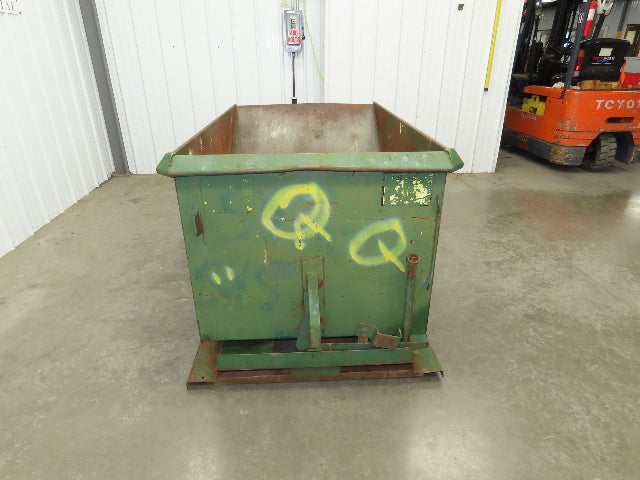 Jesco 211731 Self Dumping Hopper 1 Yd Capacity 2000lb 12 Gauge Steel
