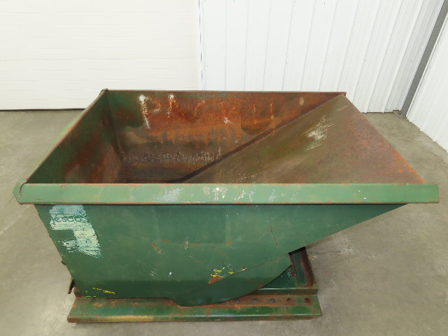 Jesco 211731 Self Dumping Hopper 1 Yd Capacity 2000lb 12 Gauge Steel