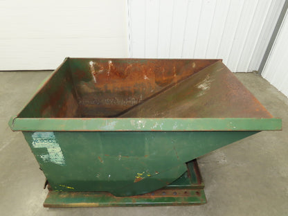 Jesco 211731 Self Dumping Hopper 1 Yd Capacity 2000lb 12 Gauge Steel