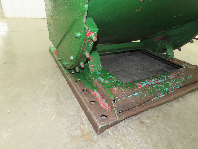 Roura Self Dumping Hopper 1/3 Yard Forklift Steel Dumpster 40x48x24" 2000LBS