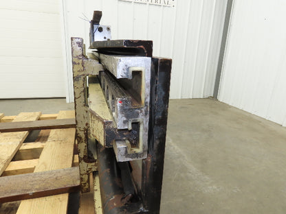 Adjustable Forklift Fork Spreader 11' Max Width Lumber Extra Wide Class 3 7000Lb