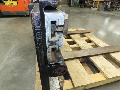 Adjustable Forklift Fork Spreader 11' Max Width Lumber Extra Wide Class 3 7000Lb