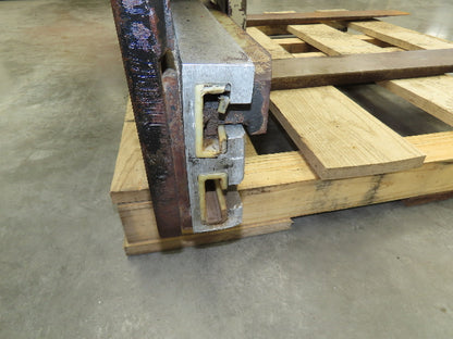 Adjustable Forklift Fork Spreader 11' Max Width Lumber Extra Wide Class 3 7000Lb