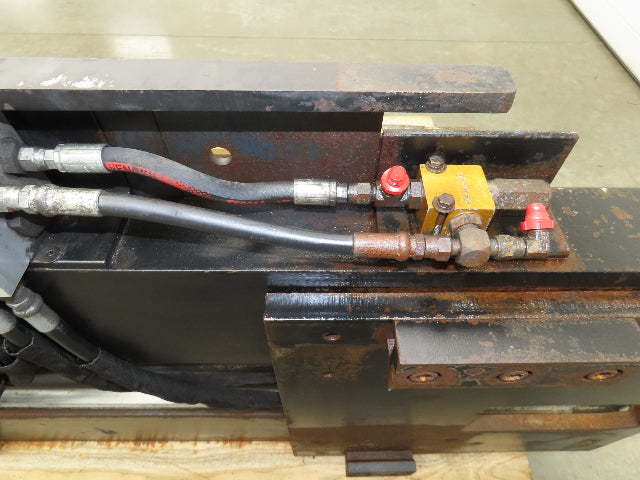 Adjustable Forklift Fork Spreader 11' Max Width Lumber Extra Wide Class 3 7000Lb