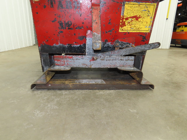 McCullough Wright Self Dumping Hopper 1/4" Yard 4000lb 2 Ton 7 Gauge Bin
