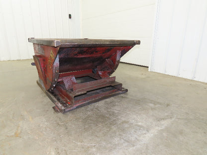 McCullough Wright Self Dumping Hopper 1/4" Yard 4000lb 2 Ton 7 Gauge Bin