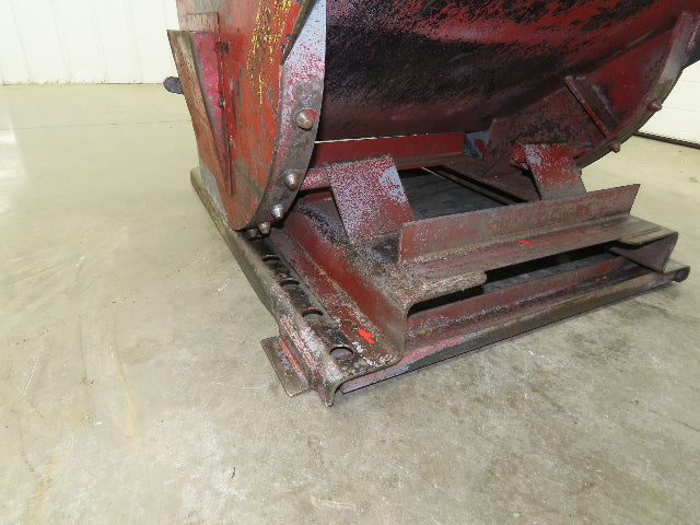 McCullough Wright Self Dumping Hopper 1/4" Yard 4000lb 2 Ton 7 Gauge Bin