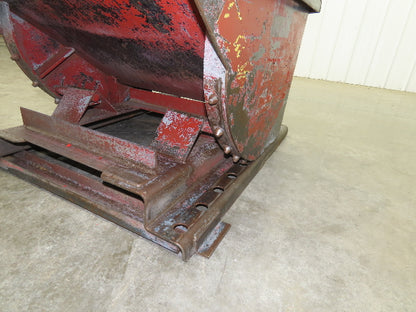 McCullough Wright Self Dumping Hopper 1/4" Yard 4000lb 2 Ton 7 Gauge Bin