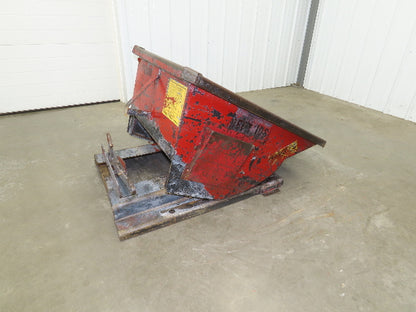 McCullough Wright Self Dumping Hopper 1/4" Yard 4000lb 2 Ton 7 Gauge Bin
