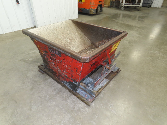 McCullough Wright Self Dumping Hopper 1/4" Yard 4000lb 2 Ton 7 Gauge Bin