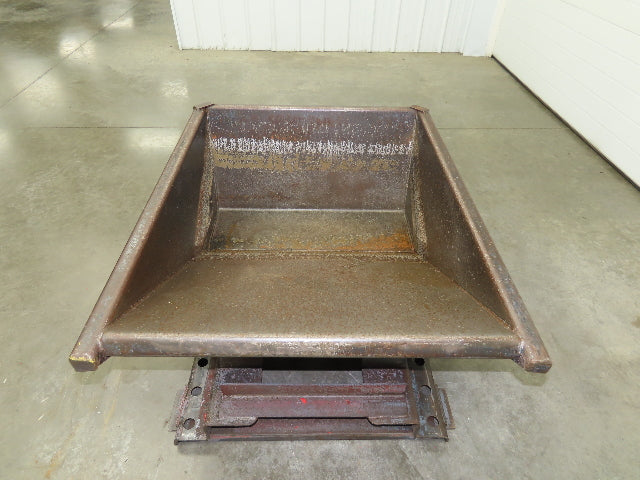 McCullough Wright Self Dumping Hopper 1/4" Yard 4000lb 2 Ton 7 Gauge Bin