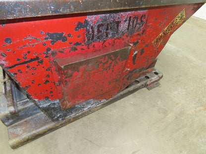 McCullough Wright Self Dumping Hopper 1/4" Yard 4000lb 2 Ton 7 Gauge Bin