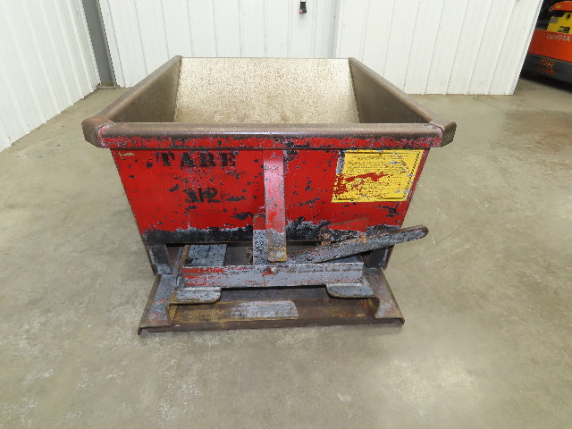 McCullough Wright Self Dumping Hopper 1/4" Yard 4000lb 2 Ton 7 Gauge Bin