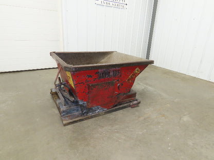 McCullough Wright Self Dumping Hopper 1/4" Yard 4000lb 2 Ton 7 Gauge Bin