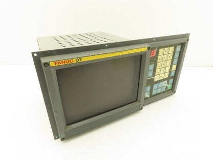 Fanuc OT Series A02B-0083-C101 Operator Control Panel 9" Monitor A61L-0001-0086