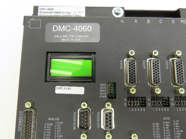 Galil DMC-4060 Motion Controller 6 Axis 68VDC 1A Input