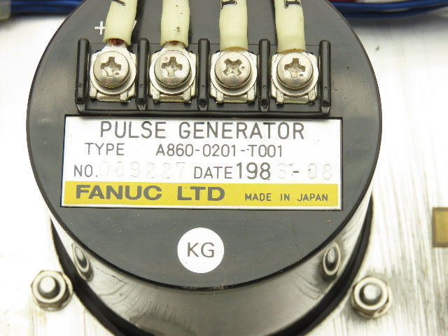 Fanuc A860-0201-T001 HMI Pushbutton Pulse Generator Operator Control Panel