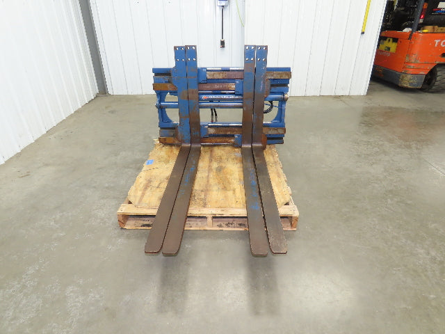 Rightline Lift Truck 48" Forks Attachment Single-Double Pallet Handler Class 2