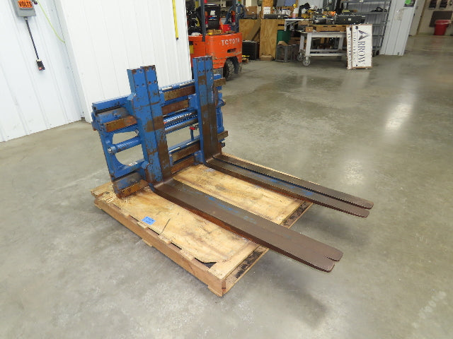Rightline Lift Truck 48" Forks Attachment Single-Double Pallet Handler Class 2
